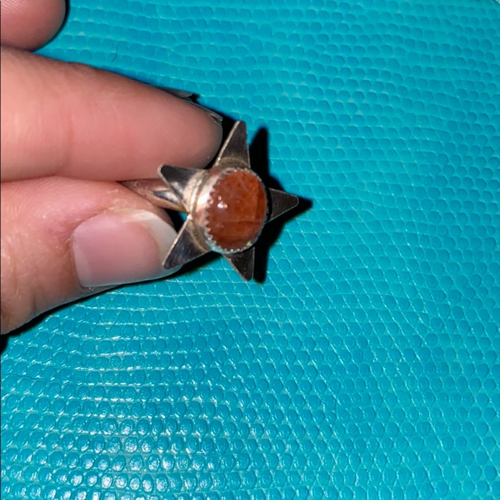 Sunstone Star Ring - image 3